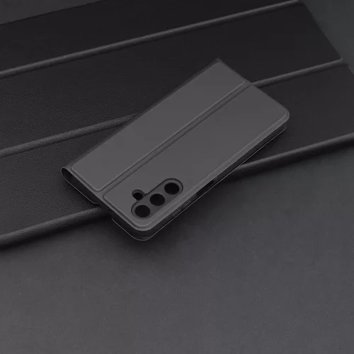 Techsuit - Magskin Book kinyitható tok - Samsung Galaxy A15 4G / A15 5G - Fekete