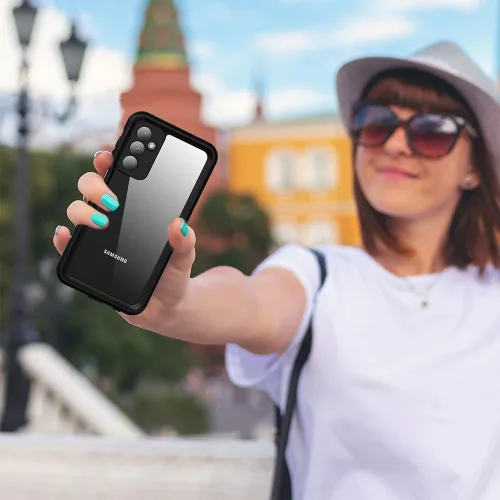 ShellBox - Vízálló tok (IP68 védelem) - Samsung Galaxy A25 5G - Fekete
