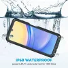 ShellBox - Vízálló tok (IP68 védelem) - Samsung Galaxy A15 4G / A15 5G - Fekete