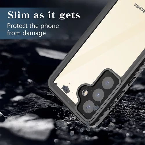 ShellBox - Vízálló tok (IP68 védelem) - Samsung Galaxy S24 Plus - Fekete