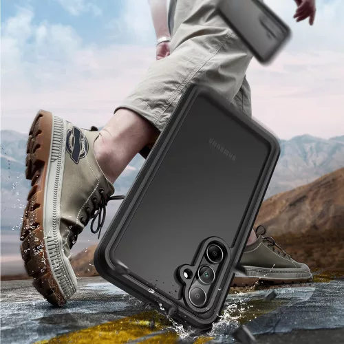 ShellBox - Vízálló tok (IP68 védelem) - Samsung Galaxy A35 5G - Fekete