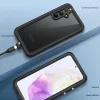 ShellBox - Vízálló tok (IP68 védelem) - Samsung Galaxy A35 5G - Fekete