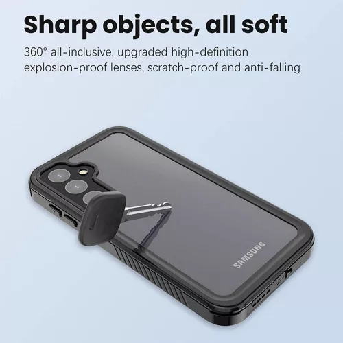 ShellBox - Vízálló tok (IP68 védelem) - Samsung Galaxy A55 5G - Fekete