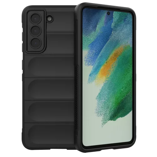Techsuit - Magic Shield tok - Samsung Galaxy S21 FE 5G - Fekete