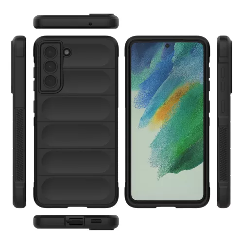 Techsuit - Magic Shield tok - Samsung Galaxy S21 FE 5G - Fekete