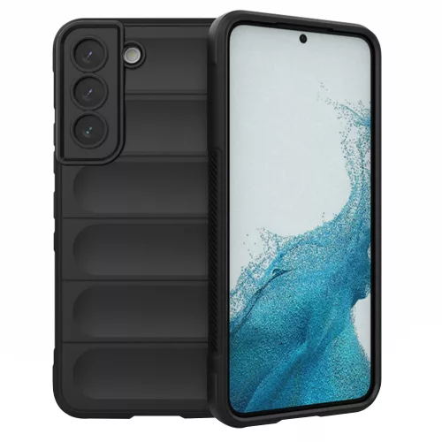 Techsuit - Magic Shield tok - Samsung Galaxy S22 5G - Fekete