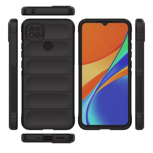 Techsuit - Magic Shield tok - Xiaomi Redmi 9C / Redmi 9C NFC - Fekete