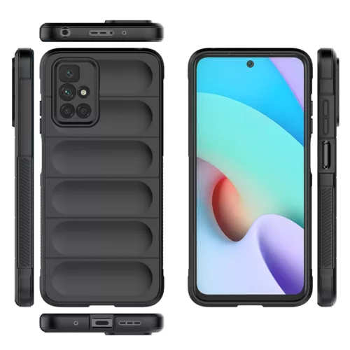 Techsuit - Magic Shield tok - Xiaomi Redmi 10 / Redmi 10 2022 - Fekete