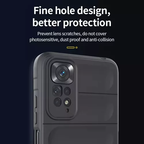 Techsuit - Magic Shield tok - Xiaomi Redmi Note 11 / Note 11S - Fekete