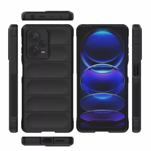 Techsuit - Magic Shield tok - Xiaomi Redmi Note 12 Pro 5G - Fekete