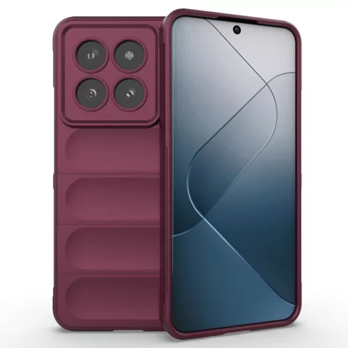 Techsuit - Magic Shield tok - Xiaomi 14 Pro - Bordó