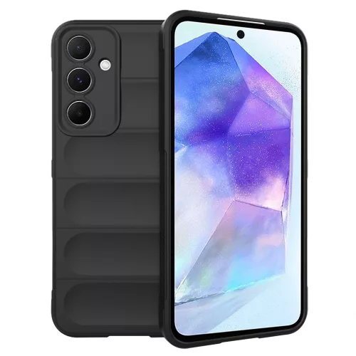 Techsuit - Magic Shield tok - Samsung Galaxy A55 5G - Fekete