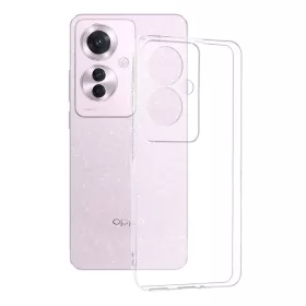 Techsuit - Clear Silicone - Oppo Reno 11 F - Átlátszó tok