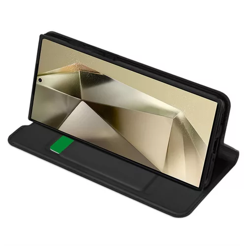 Techsuit - Magskin Book kinyitható tok - Samsung Galaxy S24 Ultra - Fekete