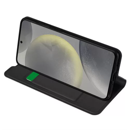 Techsuit - Magskin Book kinyitható tok - Samsung Galaxy S24 - Fekete