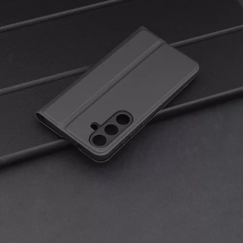 Techsuit - Magskin Book kinyitható tok - Samsung Galaxy S24 - Fekete