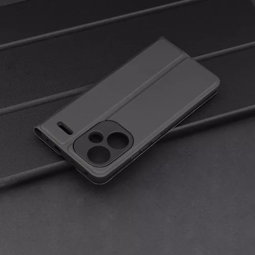 Techsuit - Magskin Book kinyitható tok - Xiaomi Redmi Note 13 Pro+ 5G - Fekete