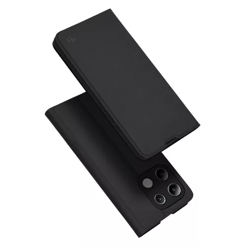 Techsuit - Magskin Book kinyitható tok - Xiaomi Redmi Note 13 4G - Fekete