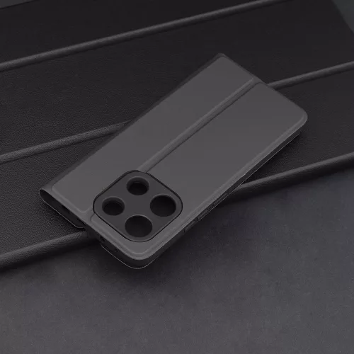 Techsuit - Magskin Book kinyitható tok - Xiaomi Redmi Note 13 4G - Fekete