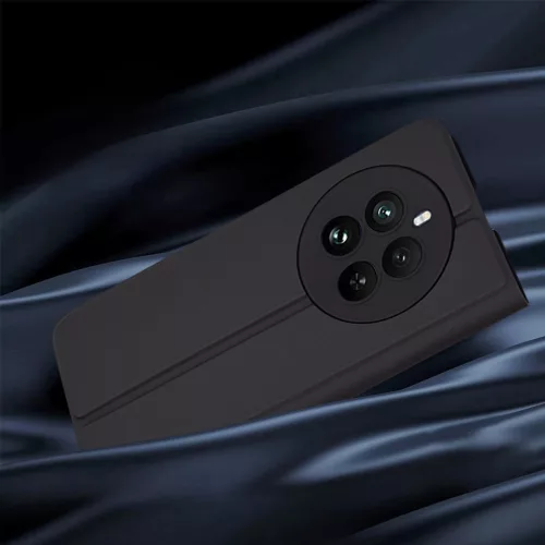 Techsuit - Magskin Book kinyitható tok - Realme 12 Pro / 12 Pro+ - Fekete