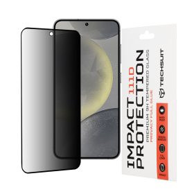   Techsuit - 111D Privacy Full Glue - Samsung Galaxy S24 / S25 - Black