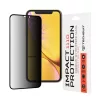 Techsuit - 111D Privacy betekintésgátló üvegfólia - iPhone XR / iPhone 11 - Fekete