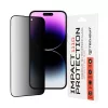 Techsuit - 111D Privacy betekintésgátló üvegfólia - iPhone 14 Pro Max - Fekete