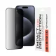 Techsuit - 111D Privacy betekintésgátló üvegfólia - iPhone 15 Pro - Fekete