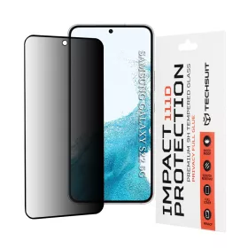   Techsuit - 111D Privacy betekintésgátló üvegfólia - Samsung Galaxy S22 5G / S23 - Fekete