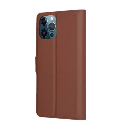 Techsuit - Leather Folio - iPhone 12 Pro Max - Brown