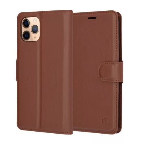 Techsuit - Leather Folio - iPhone 11 Pro - Brown