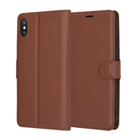 Techsuit - Leather Folio - iPhone XS Max - Brown