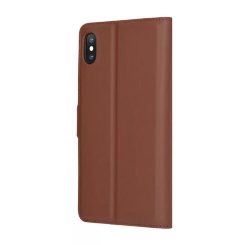 Techsuit - Leather Folio - iPhone XS Max - Brown