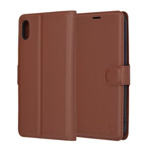 Techsuit - Leather Folio - iPhone XS Max - Brown