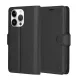 Techsuit - Leather Folio - iPhone 14 Pro - Black