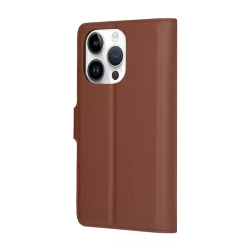 Techsuit - Leather Folio - iPhone 14 Pro - Brown