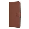 Techsuit - Leather Folio kinyitható tok - Motorola Edge 30 Neo - Barna