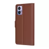 Techsuit - Leather Folio kinyitható tok - Motorola Edge 30 Neo - Barna