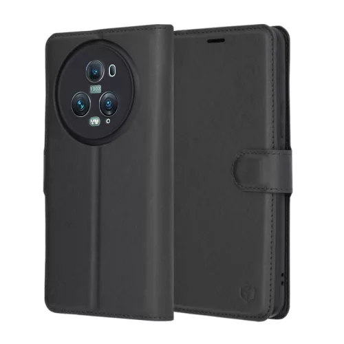 Techsuit - Leather Folio - Honor Magic5 Pro - Black