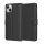 Techsuit - Leather Folio kinyitható tok - iPhone 15 Plus - Fekete