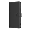 Techsuit - Leather Folio kinyitható tok - iPhone 15 Plus - Fekete