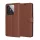 Techsuit - Leather Folio kinyitható tok - Xiaomi 14 Pro - Barna