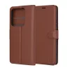 Techsuit - Leather Folio kinyitható tok - Xiaomi 14 Pro - Barna