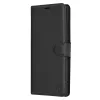 Techsuit - Leather Folio kinyitható tok - Samsung Galaxy S24 Ultra - Fekete