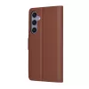 Techsuit - Leather Folio - Samsung Galaxy S24 Plus - Brown
