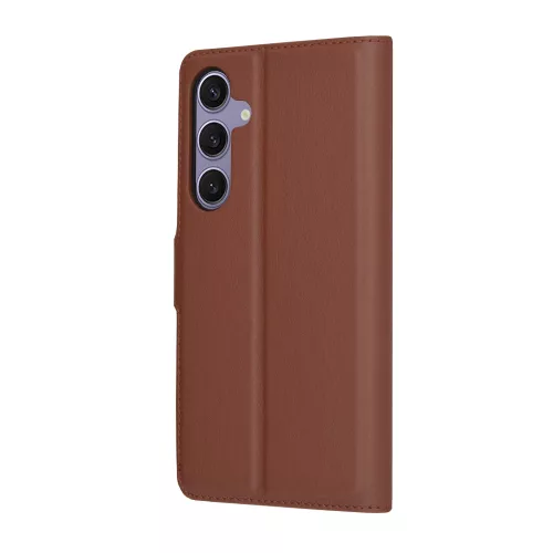 Techsuit - Leather Folio - Samsung Galaxy S24 Plus - Brown