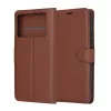 Techsuit - Leather Folio kinyitható tok - Xiaomi Poco X6 Pro - Barna