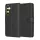 Techsuit - Leather Folio kinyitható tok - Samsung Galaxy A35 5G - Fekete