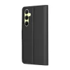 Techsuit - Leather Folio kinyitható tok - Samsung Galaxy A35 5G - Fekete