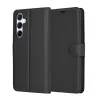 Techsuit - Leather Folio kinyitható tok - Samsung Galaxy A55 5G - Fekete